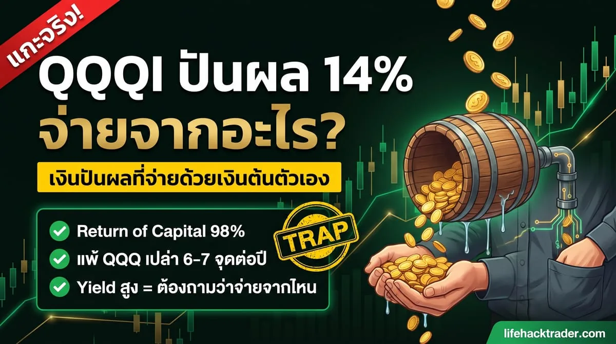 QQQI ดีไหม? แกะ income ETF ปันผล 14% ว่าจ่ายจากอะไรกันแน่